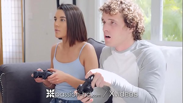 PASSION-HD Step Sister Fucks Big Dick!Video Game Bonding